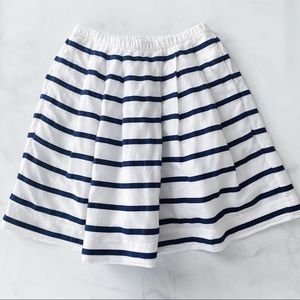 J.Crew Mini Skirt in Nautical Stripe